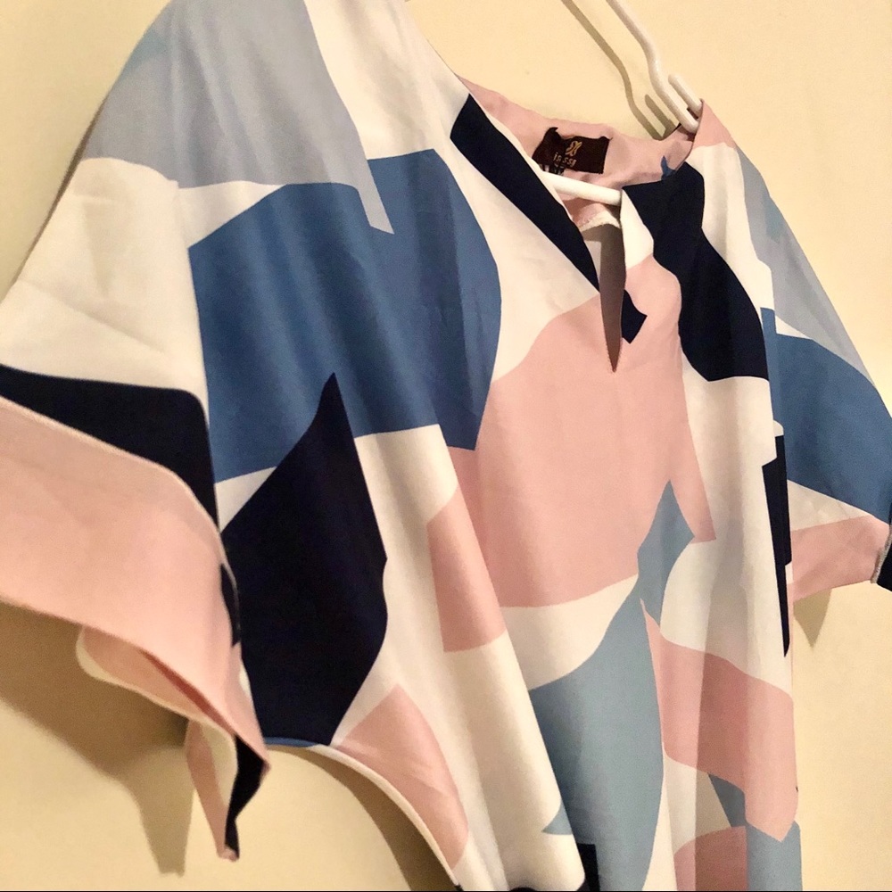 ISassy Geo Print Shift Dress
